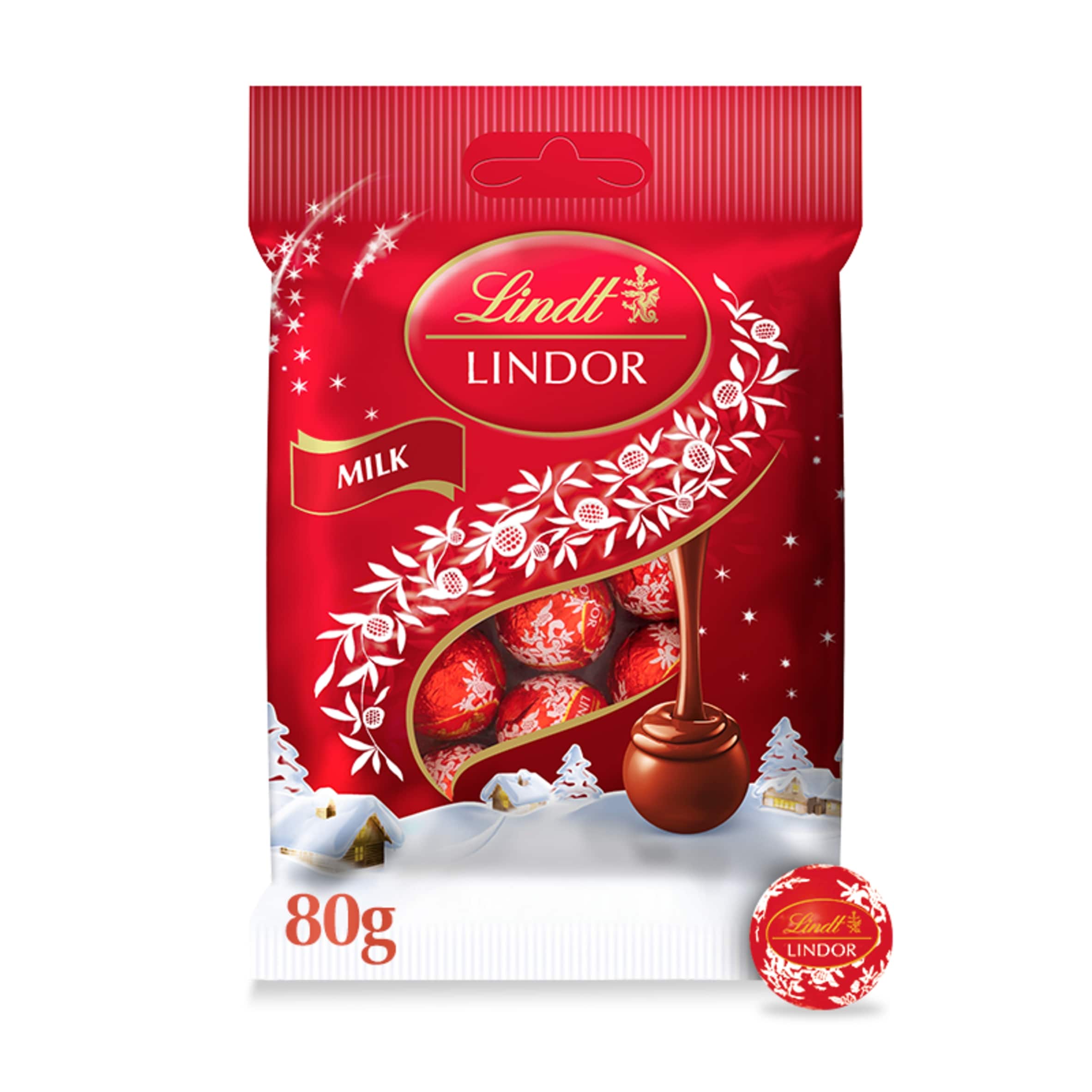 Lindt Lindor Mini Milk Chocolate Truffles 80G