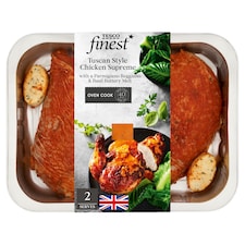 Tesco Finest Tuscan Style Chicken Supreme with a Parmigiano Reggiano & Basil Buttery Melt 648g