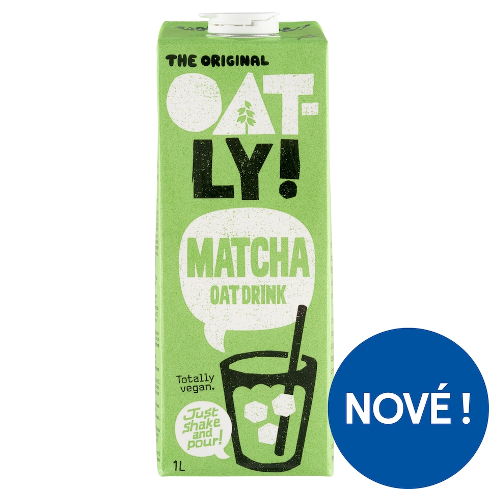 image 1 of Oatly! Oat Drink with Matcha Green Tea 1L