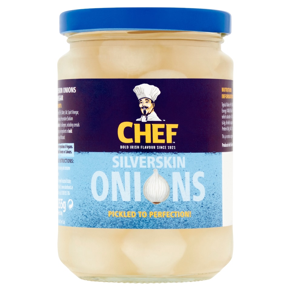Chef Silverskn Onions 355G