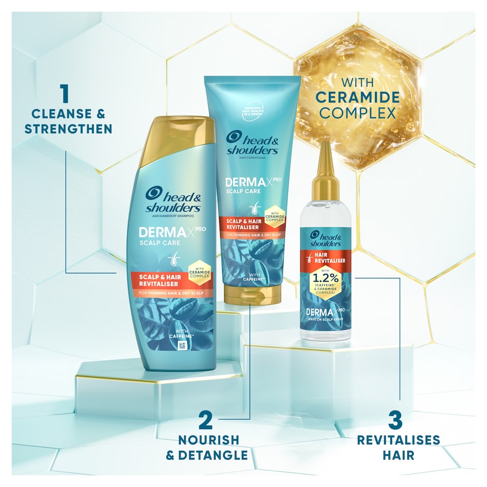 image 1 of Head & Shoulders DermaXpro Scalp & Hair Revitaliser Conditioner 220ml