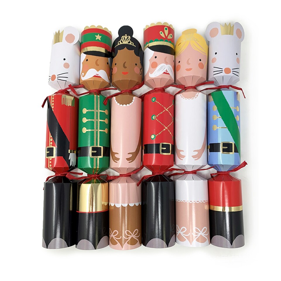 image 1 of Tesco Novelty Character Christmas Crackers 6 pack