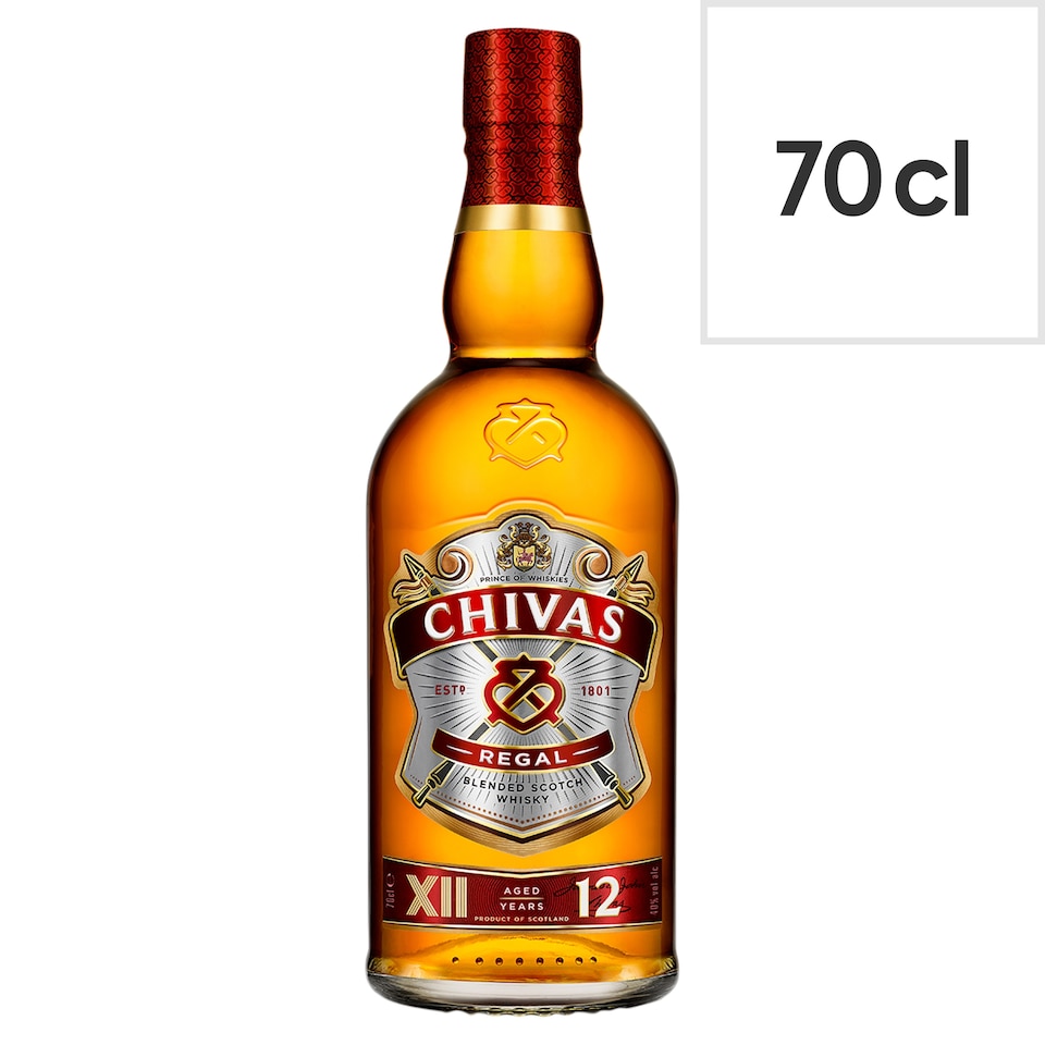 image 1 of Chivas Regal Aged 12 Years Blended Scotch Whisky 70cl