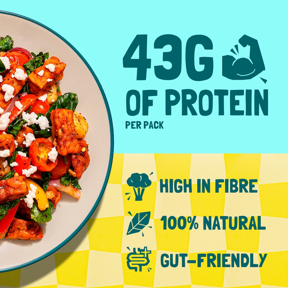 image 1 of Better Nature Tempeh - Mediterranean Pieces 180g