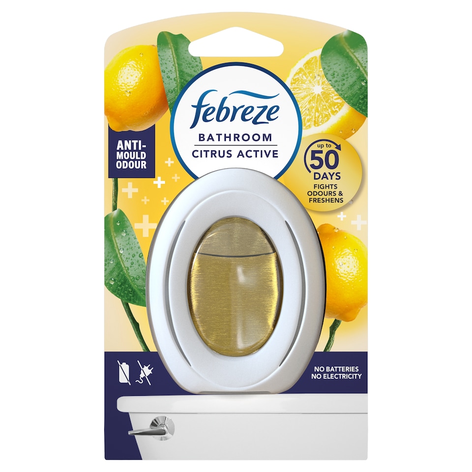 image 1 of Febreze Bathroom Air Freshener Citrus Active 7.5Ml