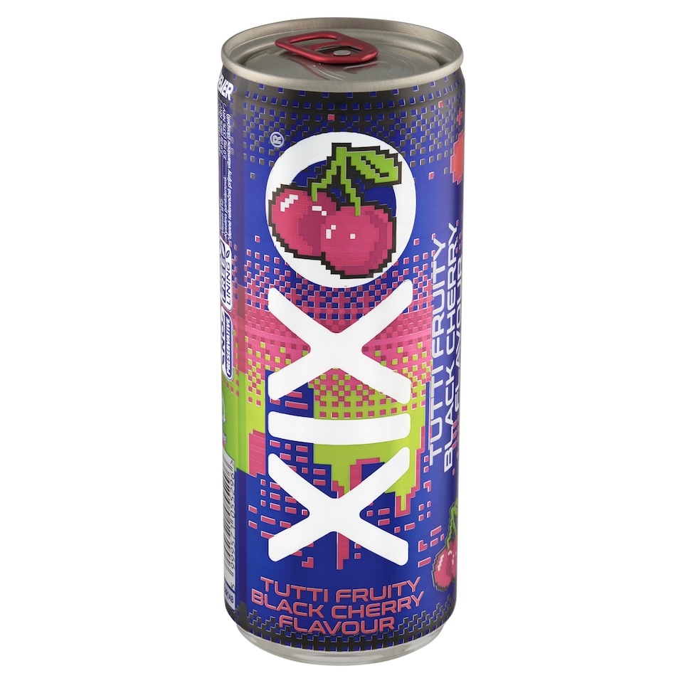 obrázok 1 z Xixo Tutti Fruity Black Cherry sýtený nealkoholický nápoj s príchuťou čiernej čerešne 250 ml
