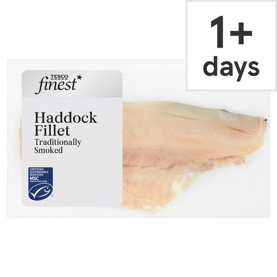 Tesco Finest Traditionally Smoked Haddock Fillet Tesco Groceries