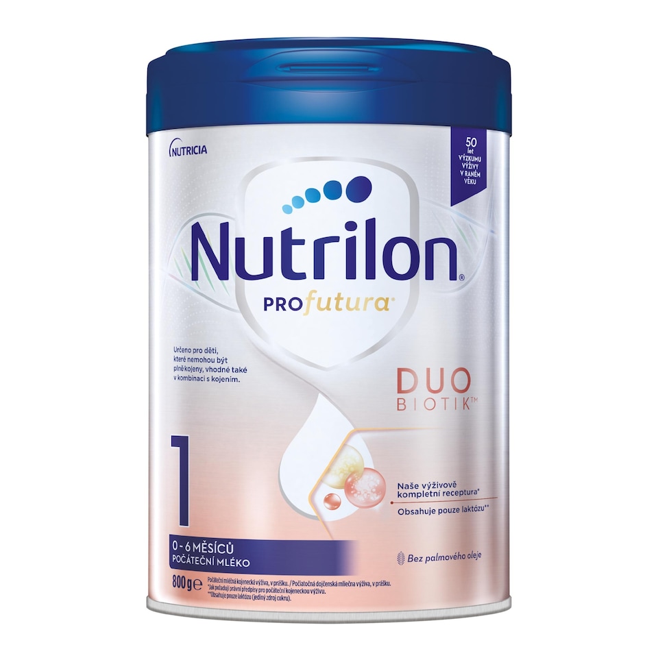 obrázok 1 z NUTRILON Profutura DUOBIOTIK 1 počiatočné dojčenské mlieko 800g