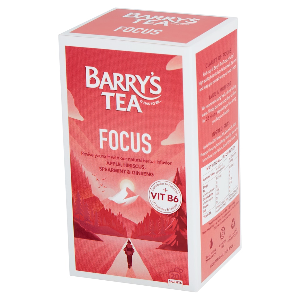 Barry's Tea Focus 20 Sachets 30G
