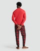 image 3 of Manchester United 2-Piece Top and Fleece Bottoms Pyjama Set in Red