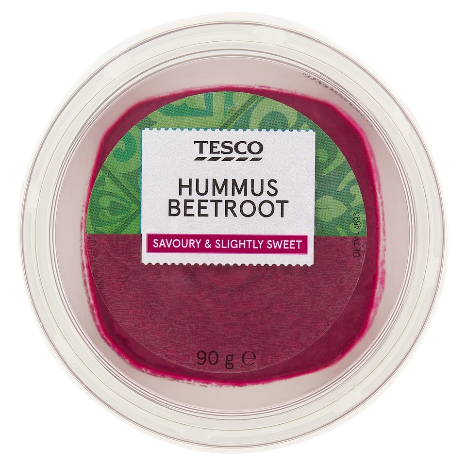 Tesco Hummus Beetroot 90g