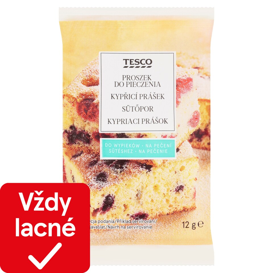 Tesco Baking Soda 5 x 12 g