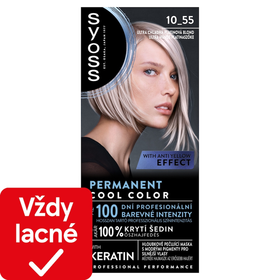 Syoss Farba na vlasy ultra chladná platinová blond 10_55