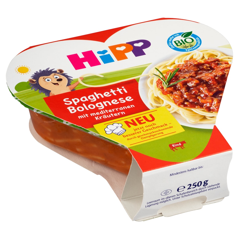 HiPP Bio boloňské špagety 250g