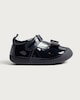 image 1 of F&F Baby Patent T-Bar Pram Shoes in Black