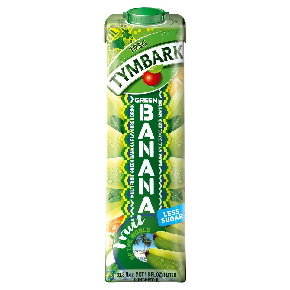 Tymbark Green Banana Juice 1 Litre Tesco Groceries