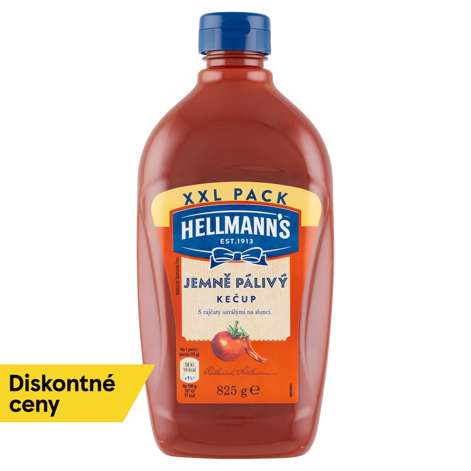 obrázok 1 z Hellmann's Kečup jemne pálivý 825 g