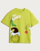 image 4 of The Grinch Christmas T-Shirt in Green