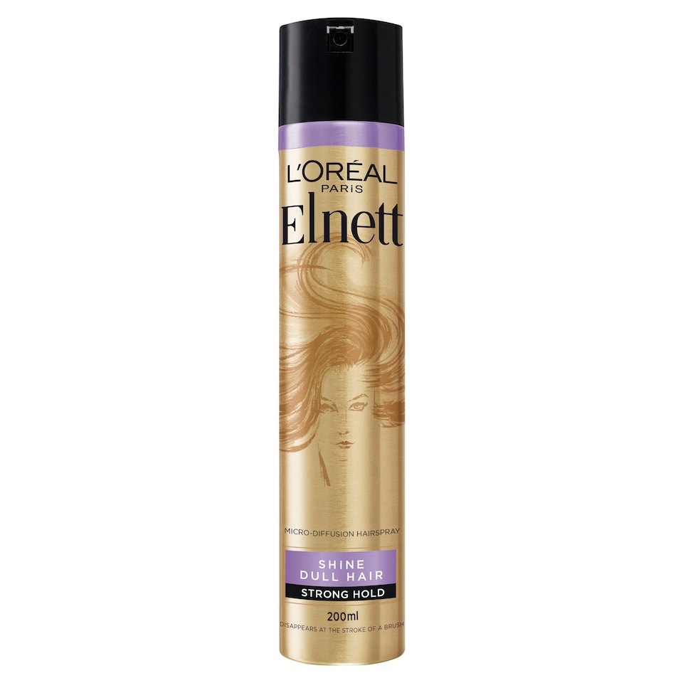 image 1 of L'Oreal Paris Elnett Shine Strong Hold 200ml