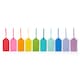 image 2 of Paperchase Rainbow 10 Pack Gift Tags