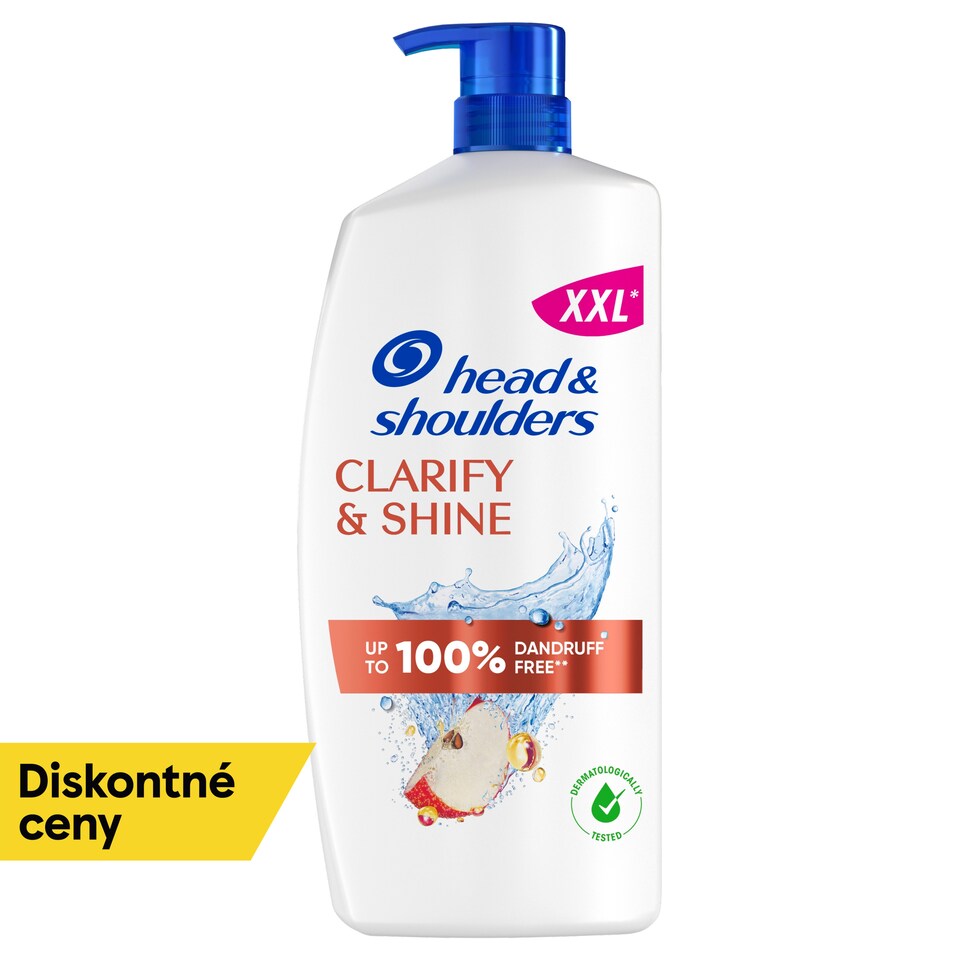 obrázok 1 z Head & Shoulders Clarify & Shine Šampón Proti Lupinám 800ml. Proti Lupinám, Mastnote a Svrbeniu