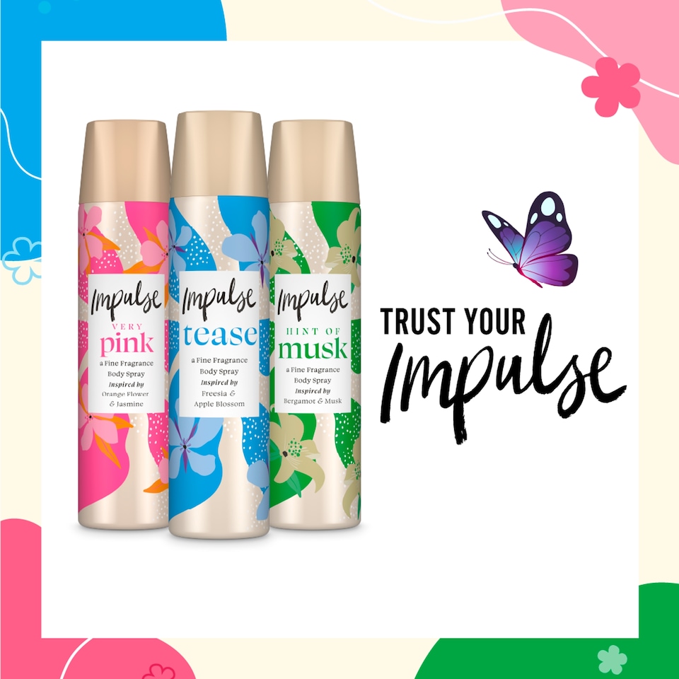 image 1 of Impulse Vanilla Kisses Body Spray 75ml