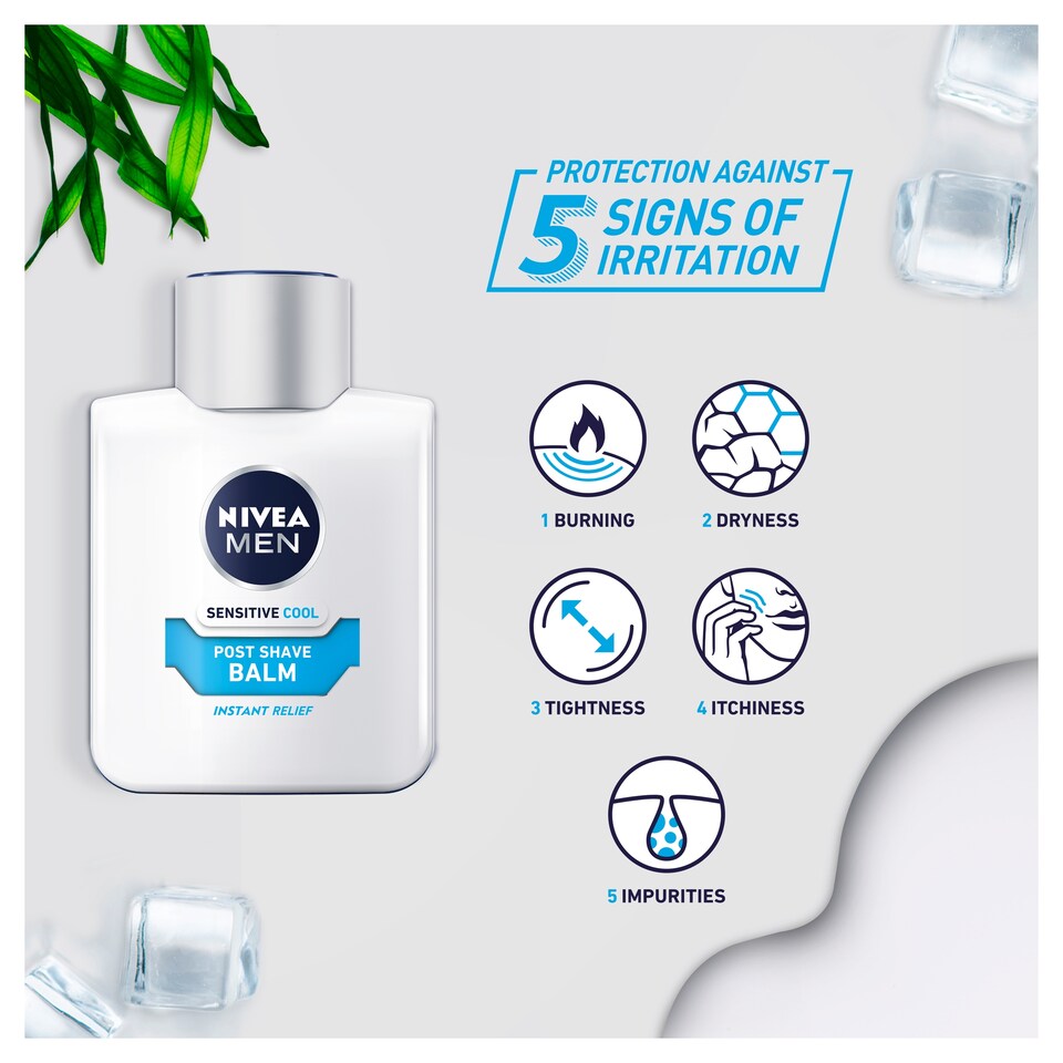 image 1 of Nivea Men Sensitive Cool After Shave Balm 100Ml