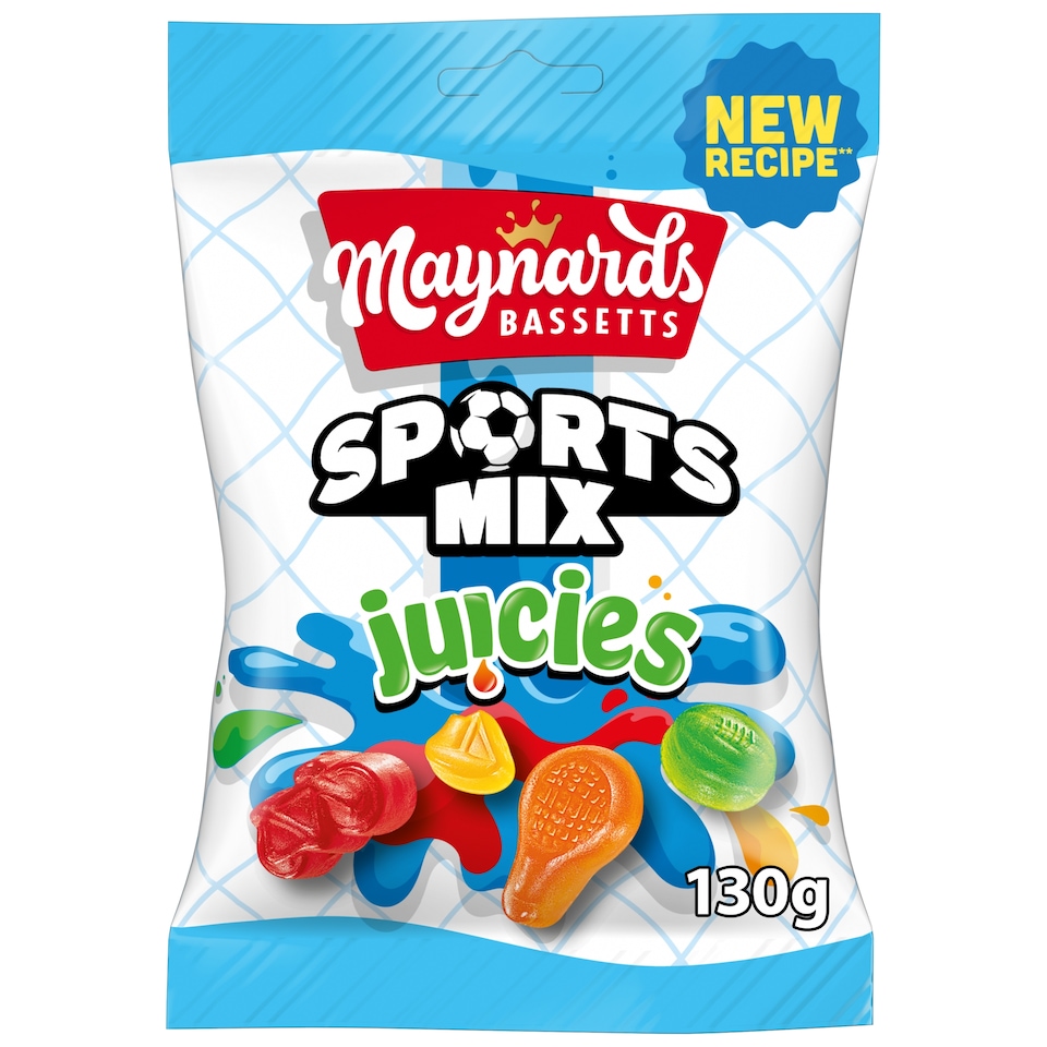Maynards Bassetts Sports Mix Juicies Sweets Bag 130G