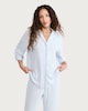 image 1 of The F&F Edit 2-Piece Pyjama Set with Linen in Blue