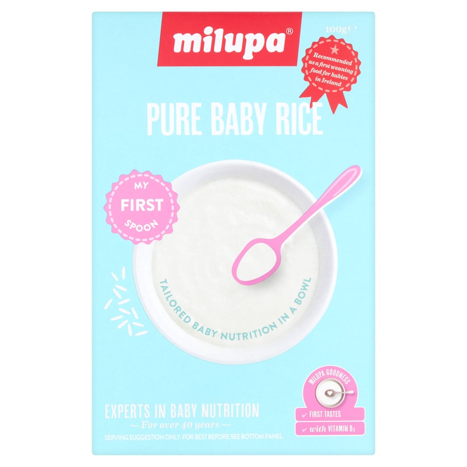 Milupa 4 Month Pure Baby Rice 100G