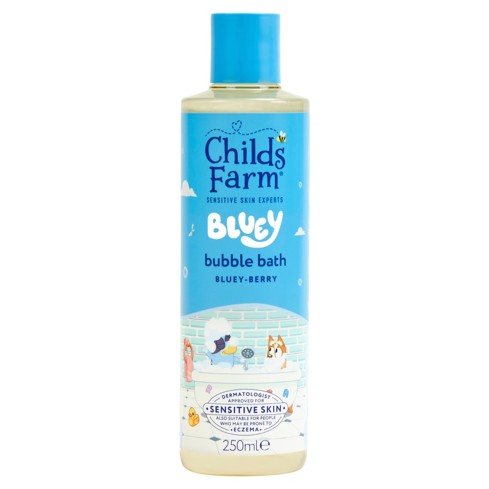 image 1 of Childs Farm and Bluey, Bubble Bath, Bluey-Berry,  250ml