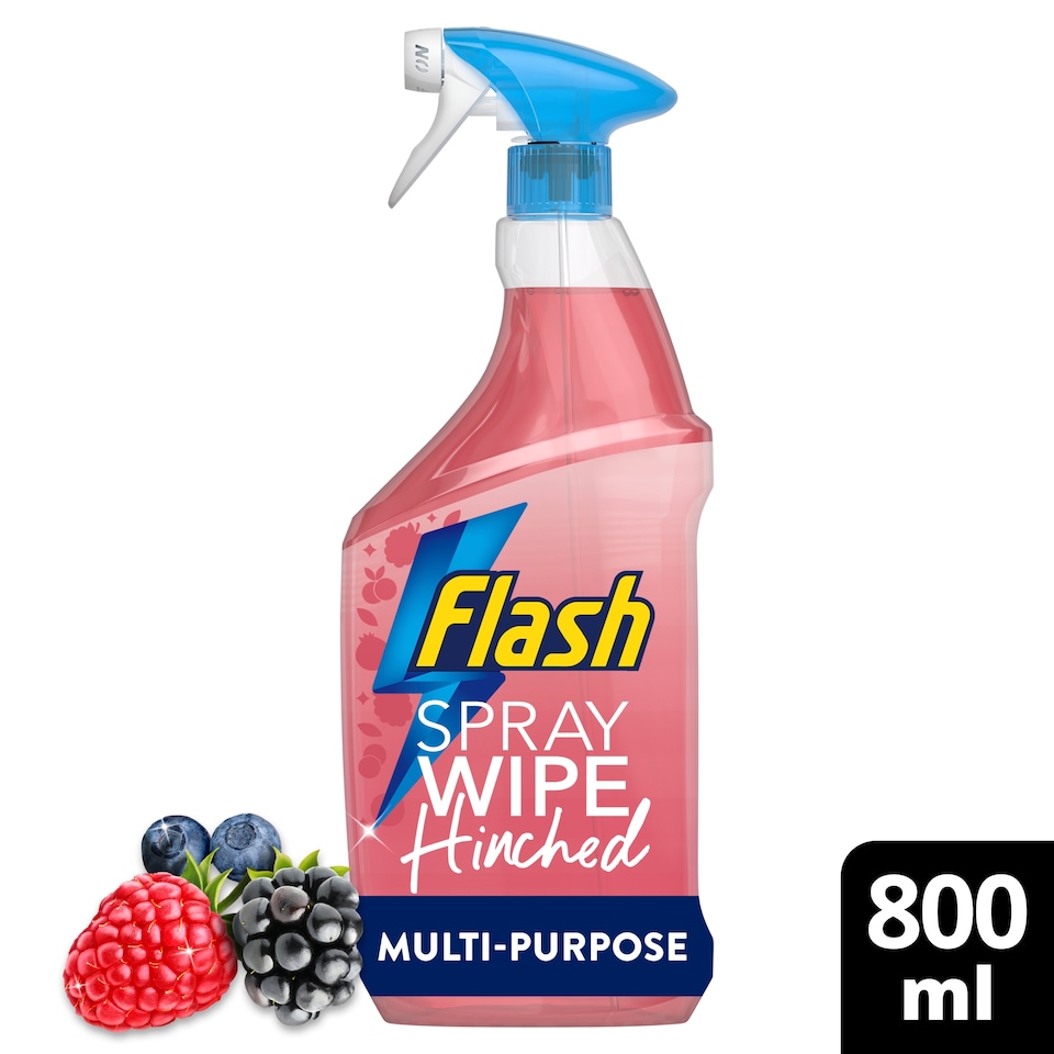 image 1 of Flash Spray Wipe Done Multi-Purpose Wild Berries 800ml