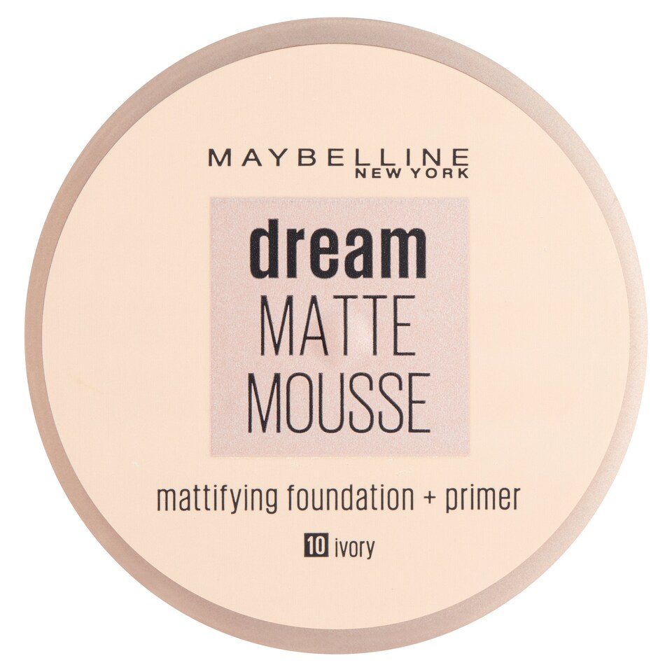 image 1 of Maybelline Foundation Dream Matte Mousse 10 Ivory