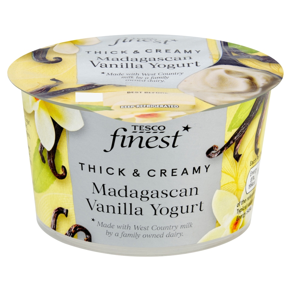 Tesco Finest Madagascan Vanilla Yogurt 150G