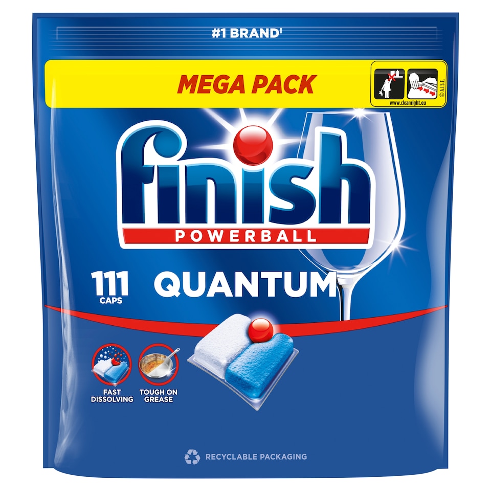 Finish Quantum kapsle do myčky nádobí - Fresh 111 ks