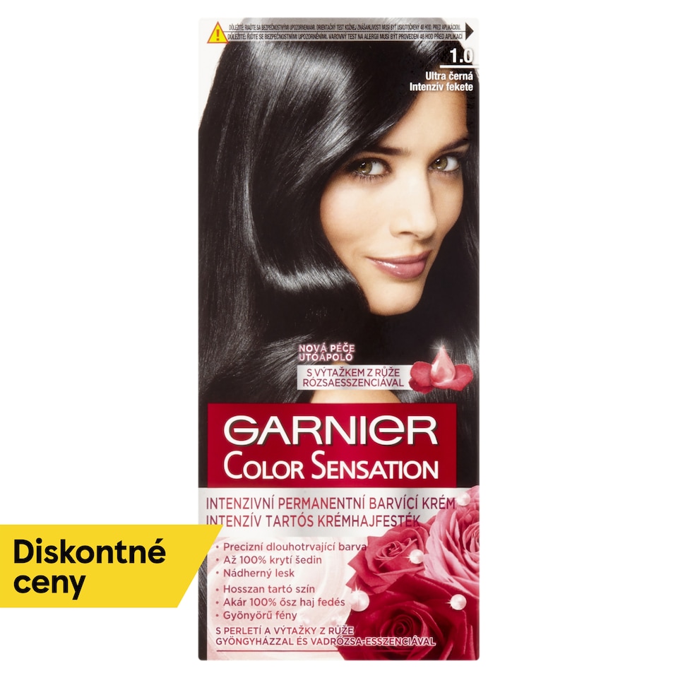 Garnier Color Sensation 1 .0 Ultra čierna, 60 +40 +12 ml