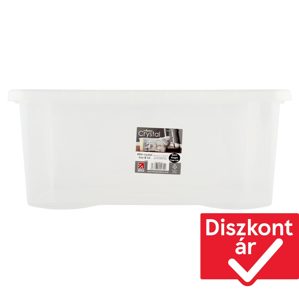 Wham Crystal doboz és fedél 45 l   1. kép