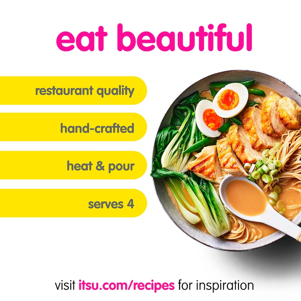 image 1 of itsu sesame chicken broth for noodles serves 4 1L