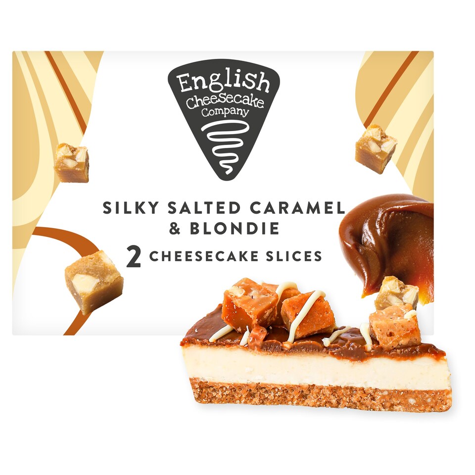 English Cheesecake Company Ltd Salted Caramel & Blondie 214G Tesco