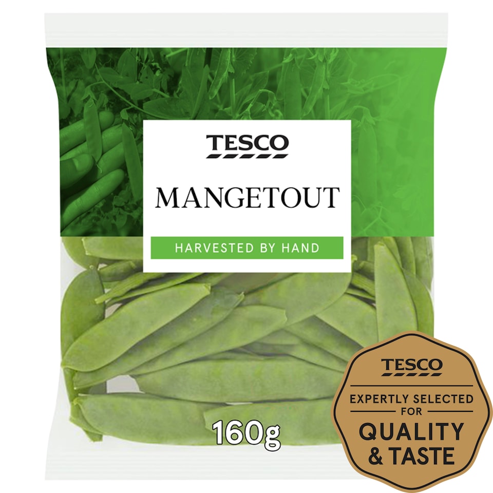 image 1 of Tesco Mangetout 160G