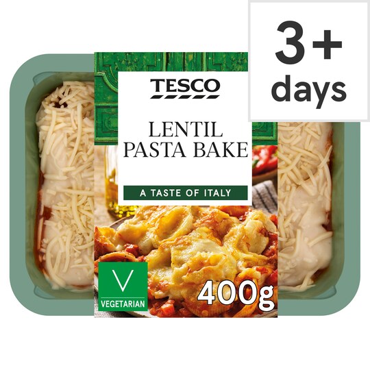 Tesco Lentil Pasta Bake 400G Tesco Groceries