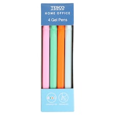 Tesco Gel Pens 4 Pack