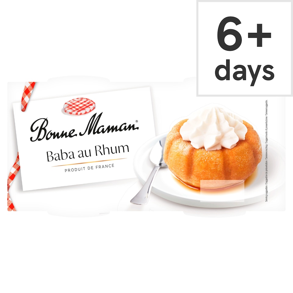 image 1 of Bonne Maman baba au rhum Dessert 2x140g