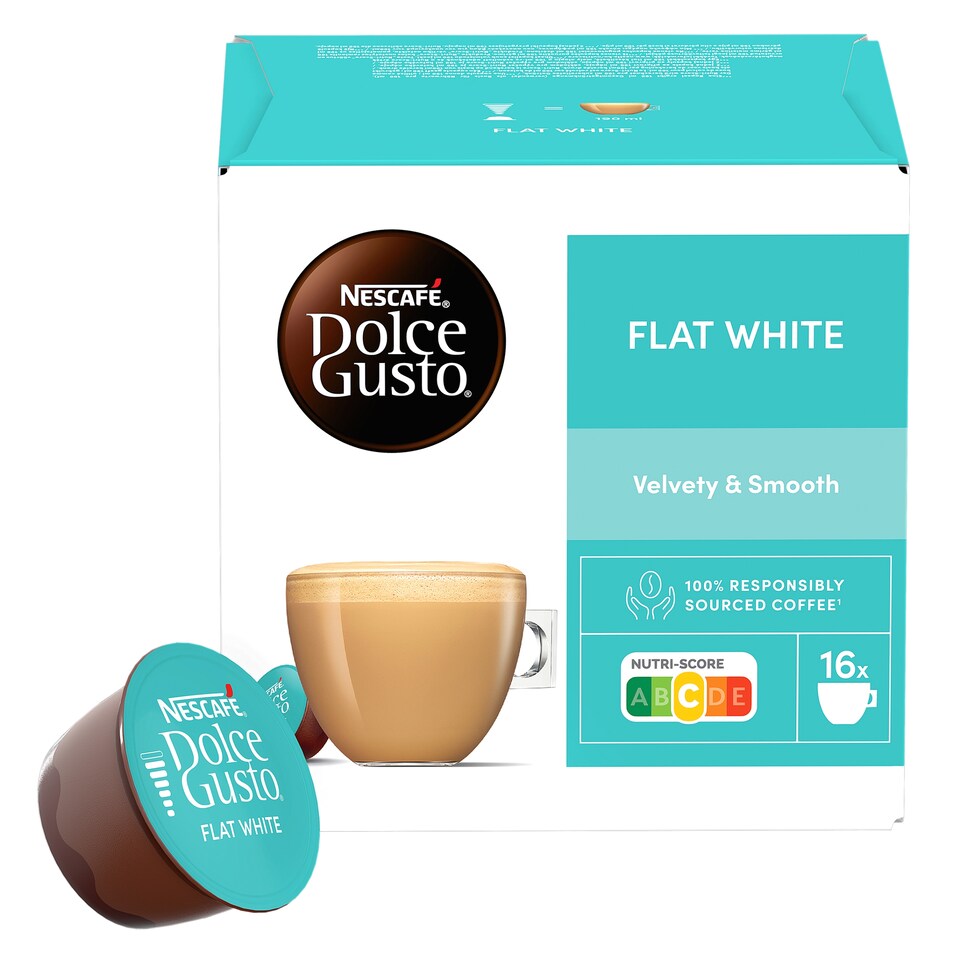 NESCAFÉ® Dolce Gusto® Flat White - káva v kapsulách - 16 ks