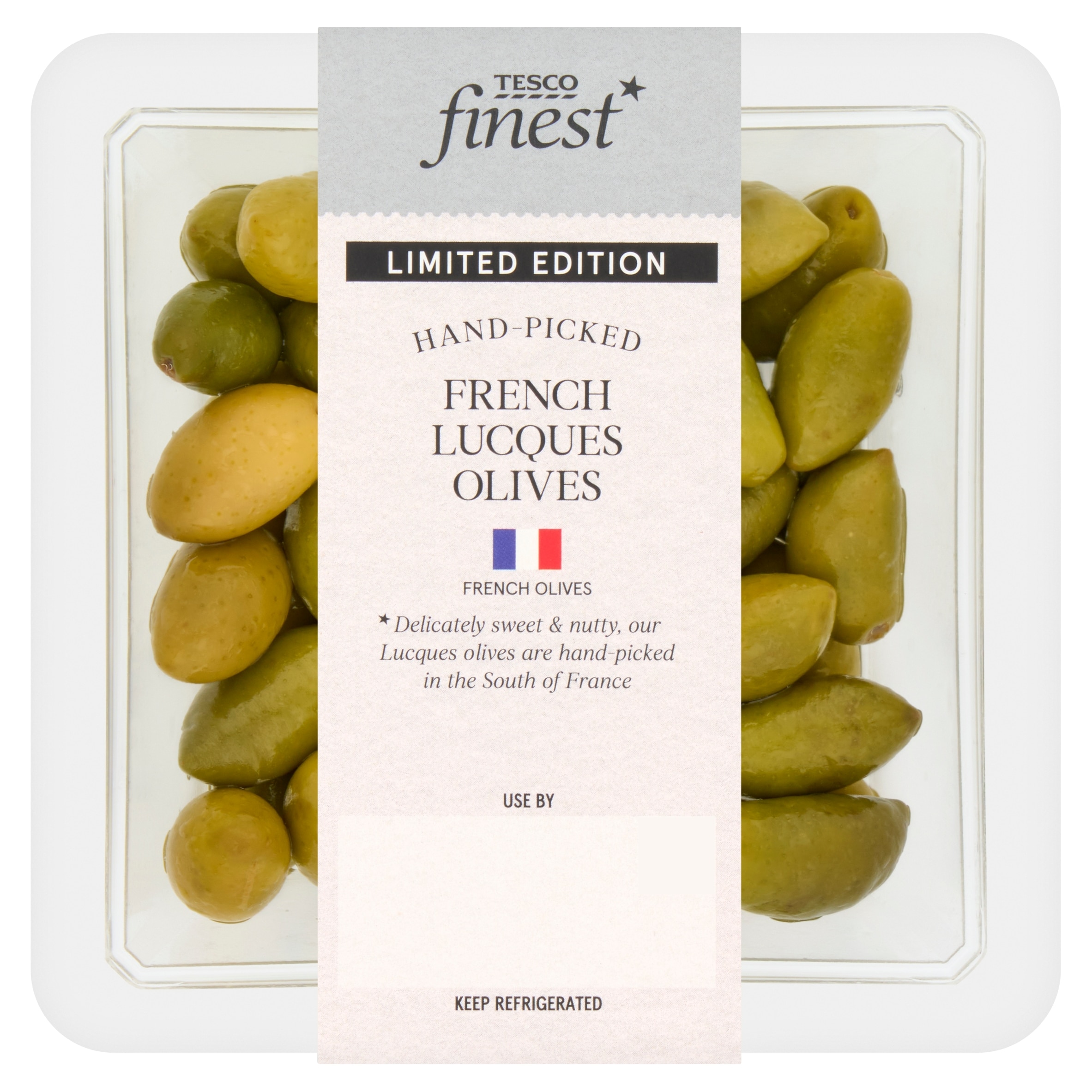 Tesco Finest French Lucques Olives 140g
