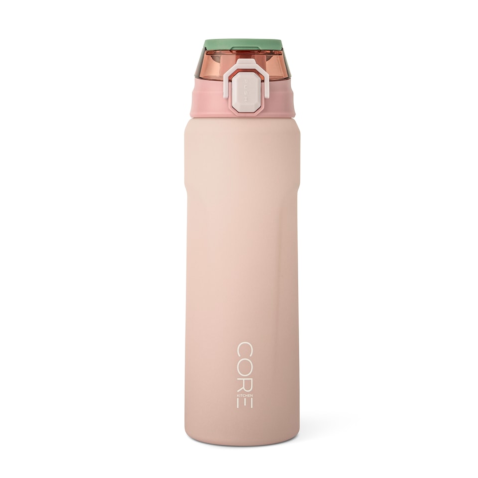 image 1 of Core Kitchen Pink Pinnacle Dual Function Water Bottle 1L