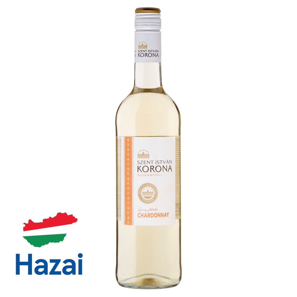 Szent István Korona Dunántúli Chardonnay Dry White Wine 12% 0,75 l