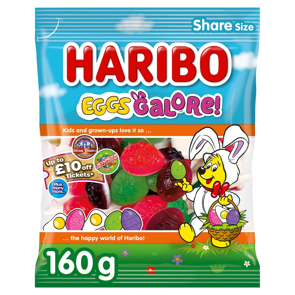 Haribo Eggs Galore Sweets 160G