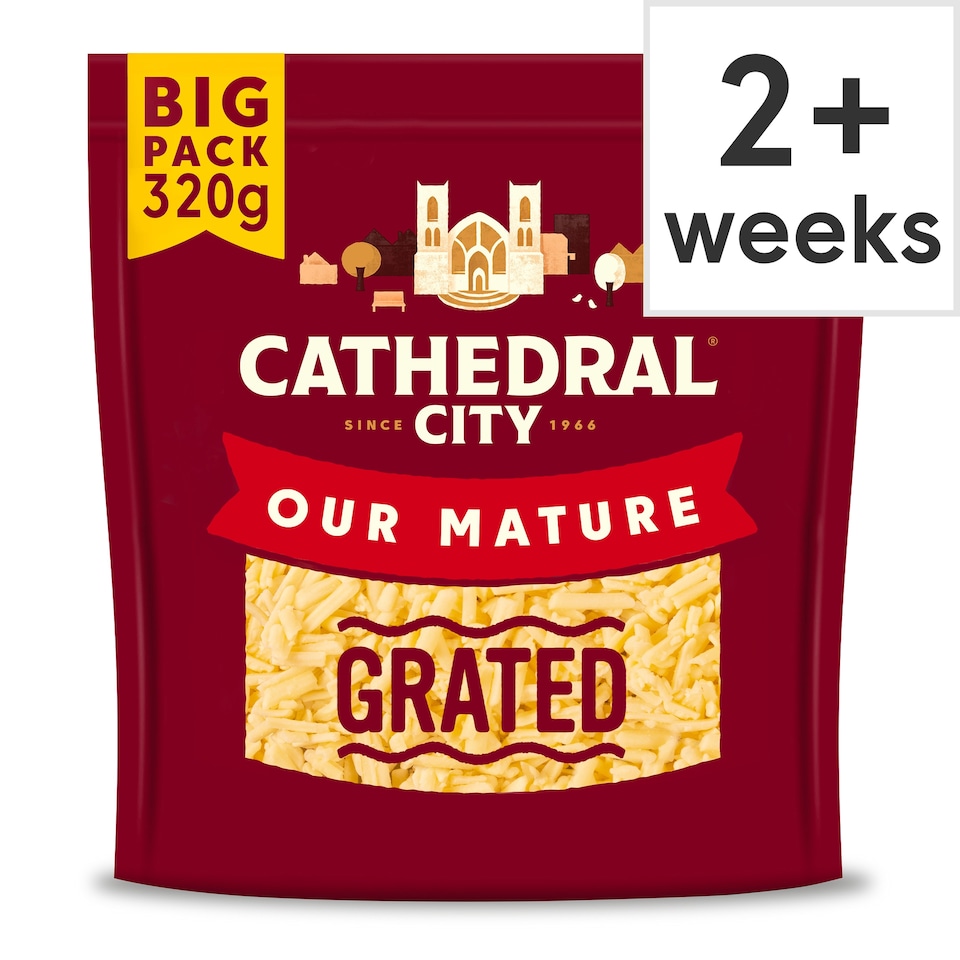 Cathedral City Grated Mature Cheddar Cheese 320g