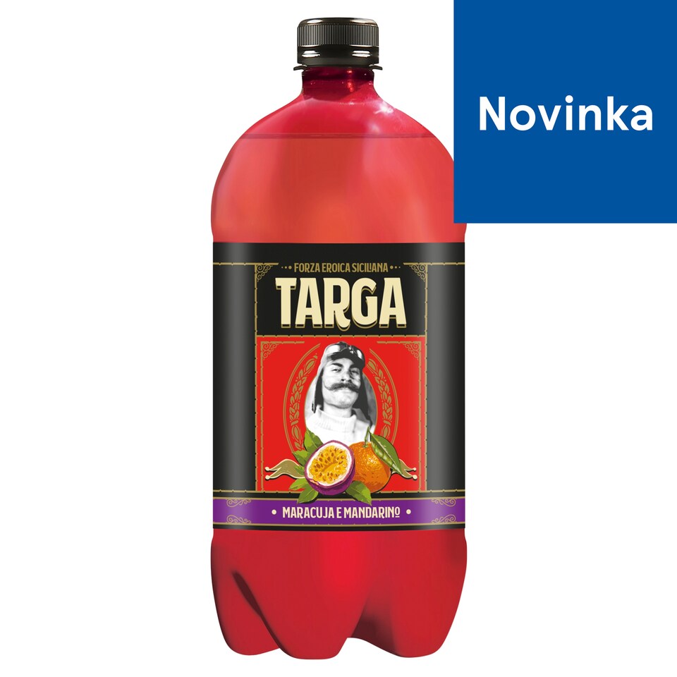 Targa Maracuja E Mandarino sýtená marakujovo-mandarínková limonáda 1,33 l